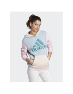 Sweat logo central couleurs pastel multicolore femme - Adidas