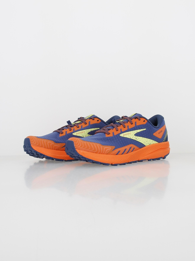 Chaussures de trail divide 4 orange homme - Brooks