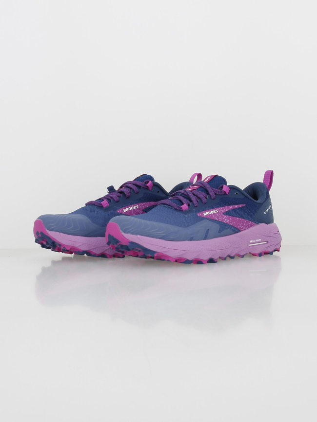 Chaussures de trail cascadia 17 violet femme - Brooks