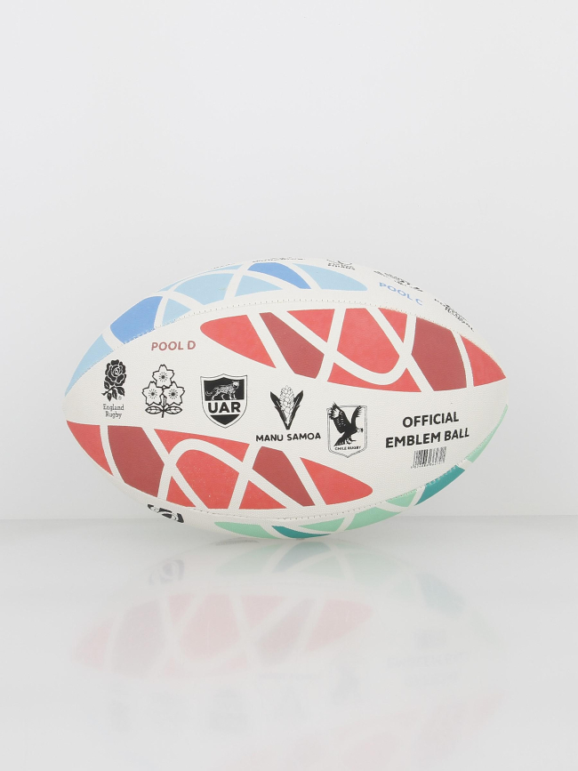 Ballon de rugby rwc 2023 emblem blanc - Gilbert
