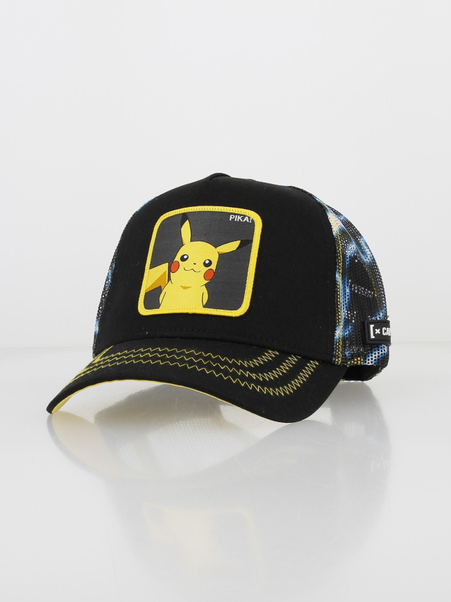 Casquette pokemon pikachu noir - Capslab