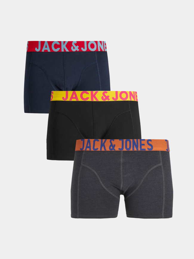 Pack 3 boxers crazy multicolore enfant - Jack & Jones
