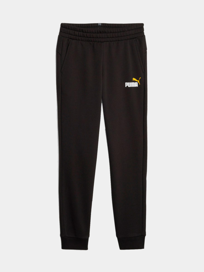 Jogging essential logo jaune noir enfant - Puma