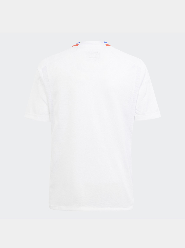 Maillot de football OL domicile blanc enfant - Adidas