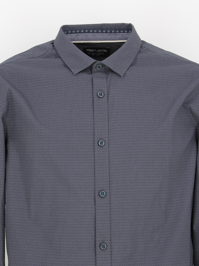Chemise carton bleu marine homme - Teddy Smith
