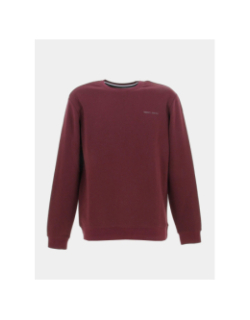 Sweat snark uni bordeaux homme - Teddy Smith