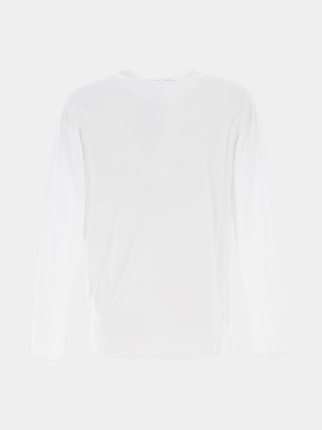 T-shirt manches longues the tee blanc homme - Teddy Smith
