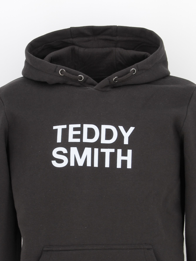 Sweat à capuche siclass noir garçon - Teddy Smith