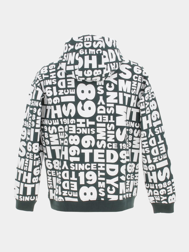 Sweat capuche barry vert enfant - Teddy Smith