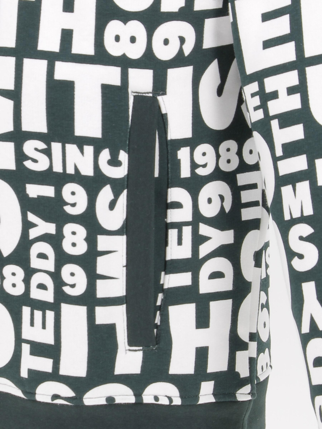 Sweat capuche barry vert enfant - Teddy Smith