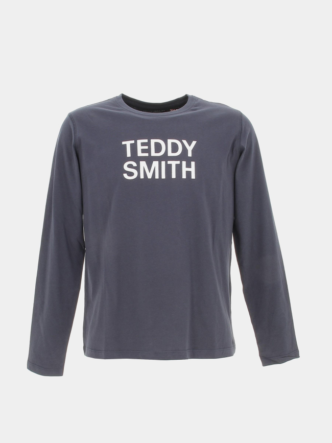 T-shirt manche longue ticlass bleu garçon - Teddy Smith