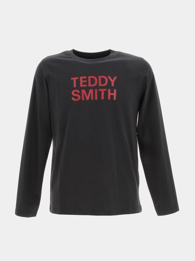 T-shirt manche longue ticlass noir garçon - Teddy Smith
