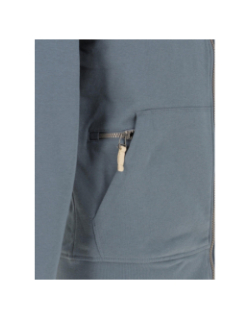 Sweat à capuche zippé bleu homme - Oxbow