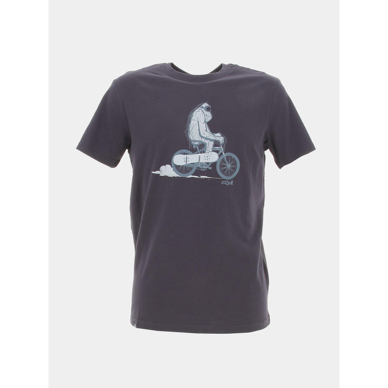 T-shirt graphic yeti bleu marine homme - Oxbow