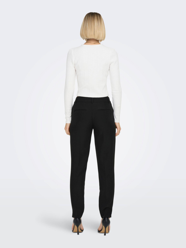 Pantalon slim veronica tailoring noir femme - Only