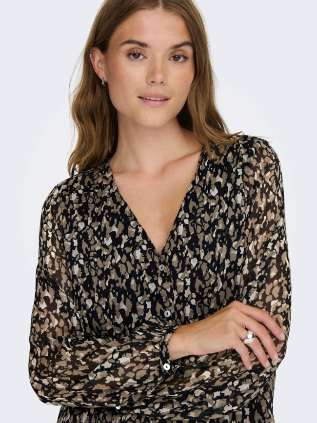 Chemisier luna noir femme - Only