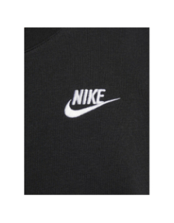 Sweat zippé crop nsw club noir femme - Nike