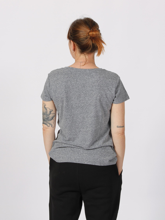 T-shirt narcy gris femme - Teddy Smith