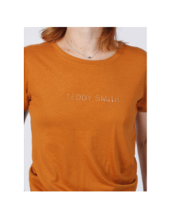T-shirt new ticia camel femme - Teddy Smith