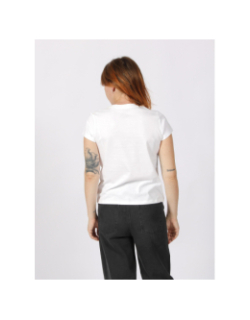 T-shirt graphic authentic logo floral blanc femme - Levi's
