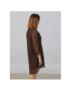 Robe kary rayures bleu marine femme - Teddy Smith