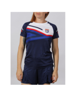 T-shirt de football training bleu femme - Olympique Lyonnais