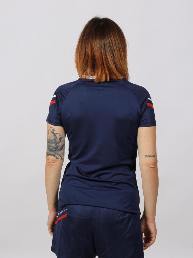 T-shirt de football training bleu femme - Olympique Lyonnais