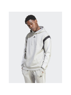Sweat à capuche cb gris homme Adidas wimod