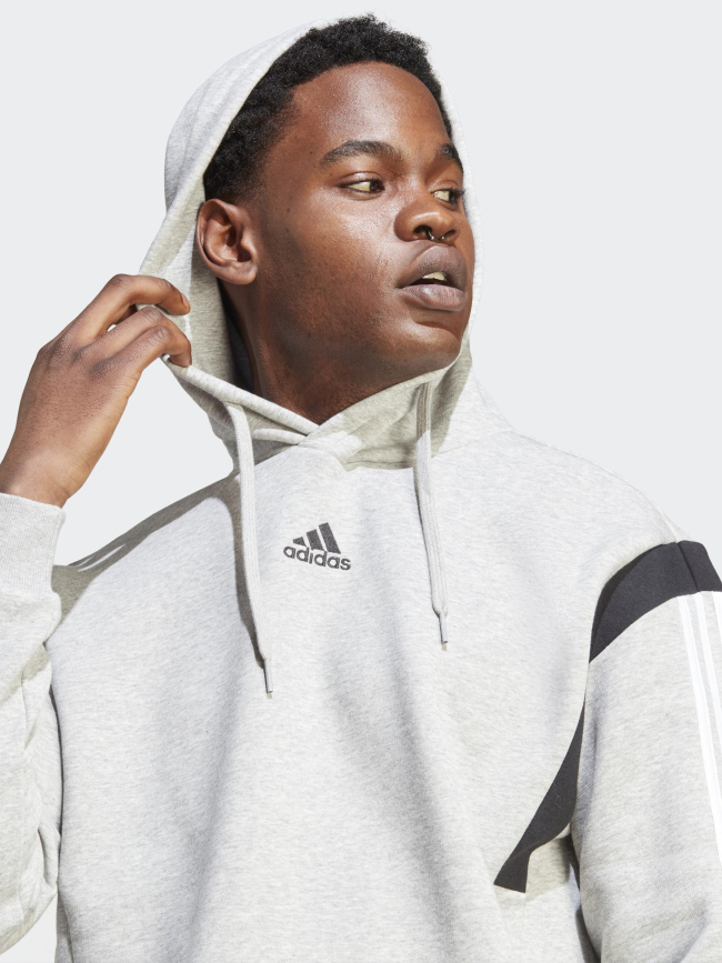 Sweat à capuche cb gris homme - Adidas