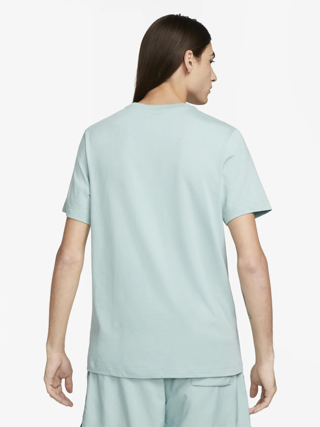 T-shirt nsw club logo brodé bleu vert clair homme - Nike