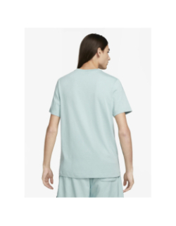 T-shirt nsw club logo brodé bleu vert clair homme - Nike