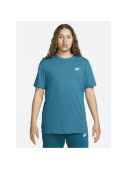 T-shirt nsw club logo brodé vert femme - Nike