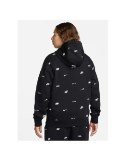 Sweat à capuche club multi-logos noir homme - Nike
