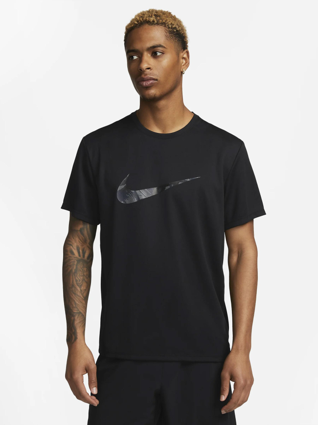 T-shirt de running miler noir homme - Nike