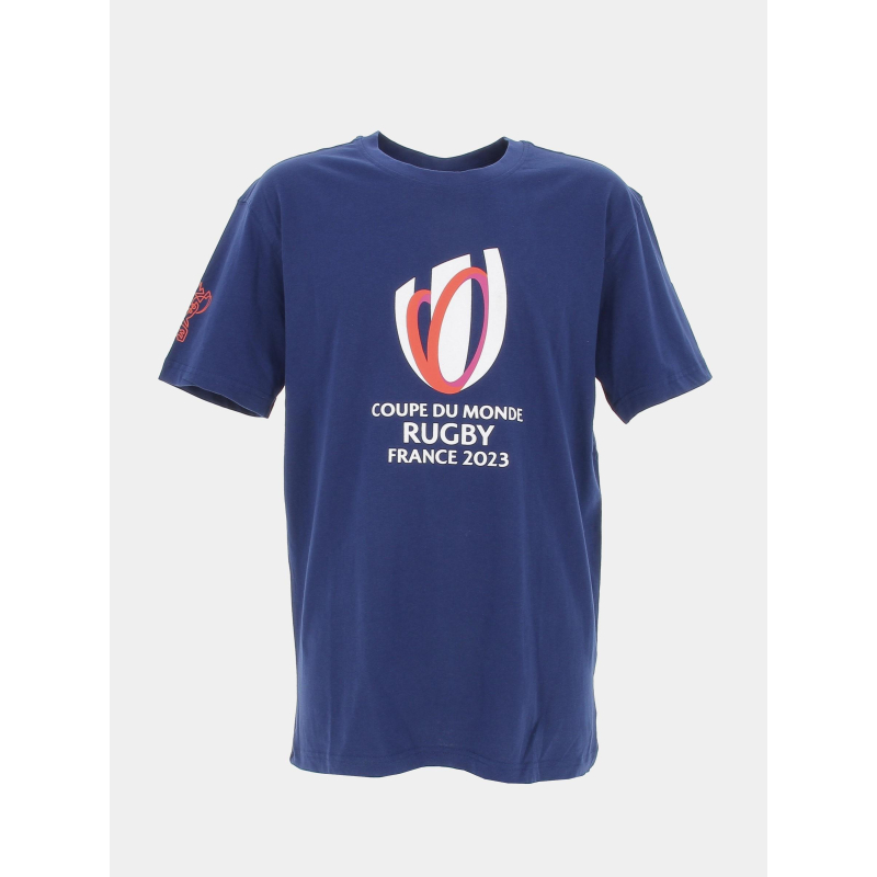 T-shirt rugby coupe du monde france 2023 bleu homme - Holiprom