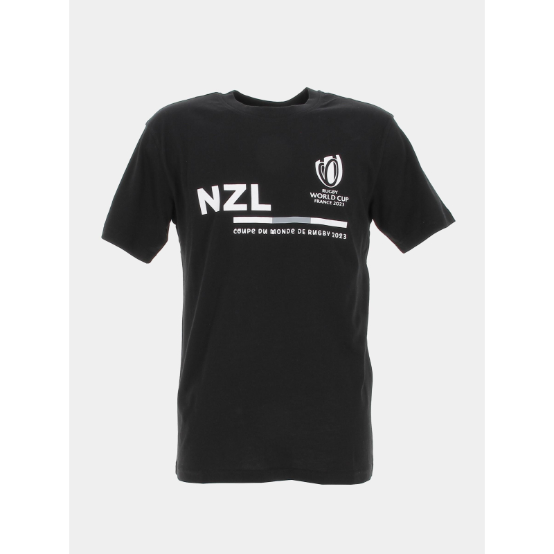 T-shirt rugby new zealand noir homme - Holiprom