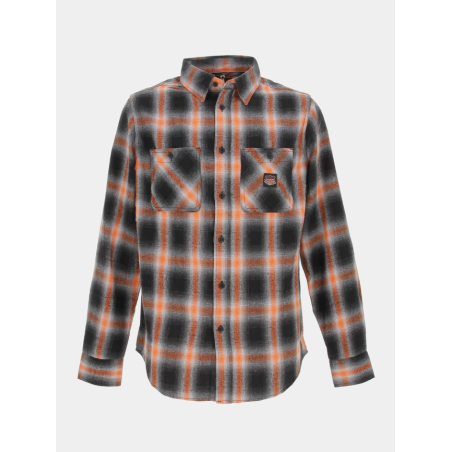Chemise Bûcheron Polaire Homme – Flanelle Intérieure, Carreaux, 5 Poches, Chaude Pour L’automne/hiver