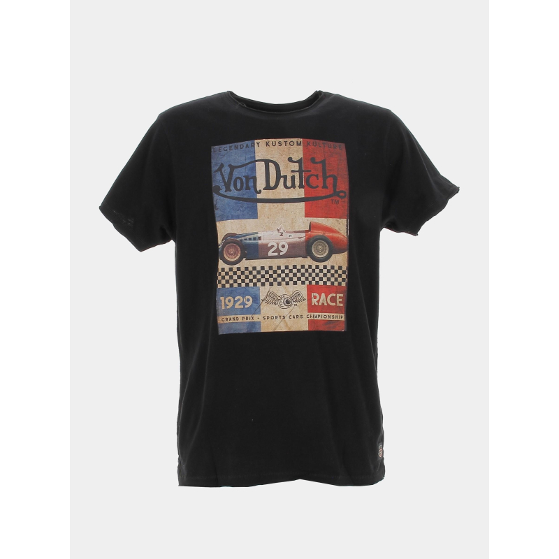T-shirt grand prix 1929 race noir homme - Von Dutch