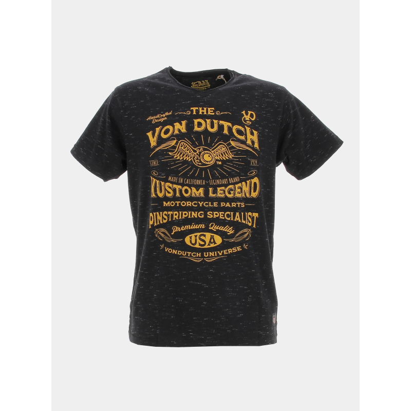 T-shirt kustom legend motorcycle noir homme - Von Dutch