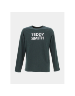 T-shirt manches longues ticlass 3 vert enfant - Teddy Smith