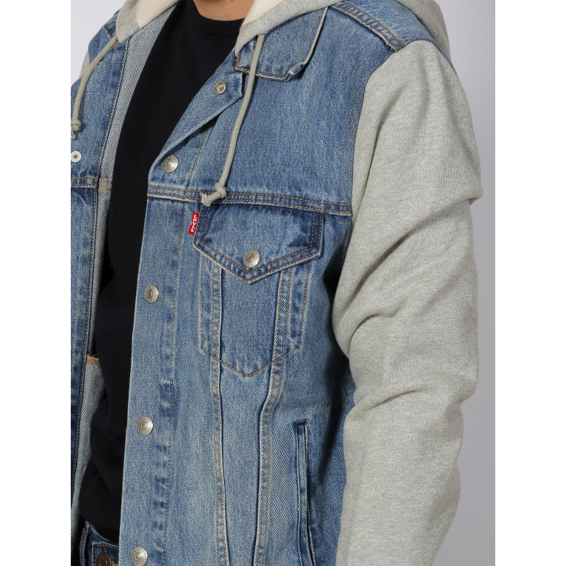 Veste en jean hybrid trucker bleu homme - Levi's | wimod