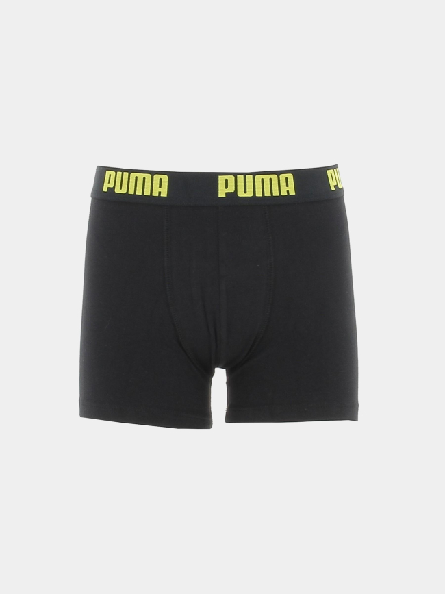 Pack 2 boxers print noir garçon - Puma