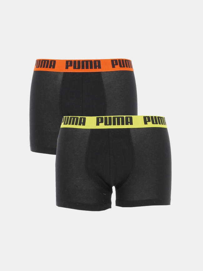 Pack 2 boxers basic color noir homme - Puma