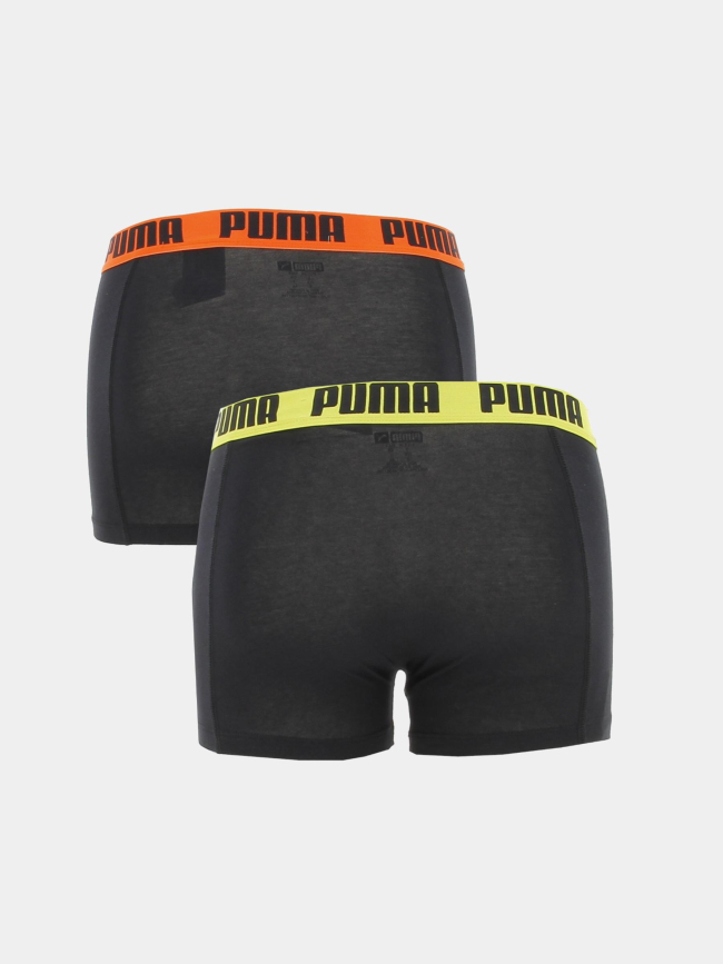 Pack 2 boxers basic color noir homme - Puma