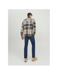 Jean regular clark original 380 bleu homme - Jack & Jones