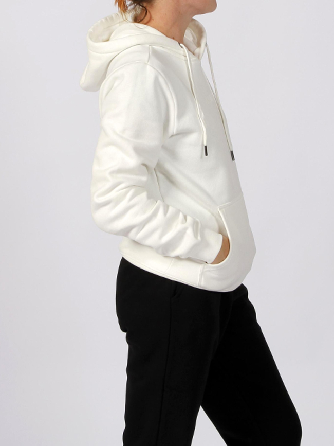 Sweat à capuche new soly blanc femme - Teddy Smith