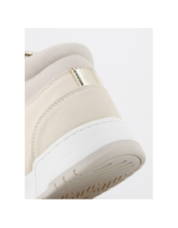 Baskets montantes swift 2 beige blanc femme - Only