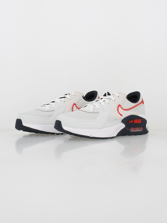 Air max baskets excee gris rouge homme - Nike