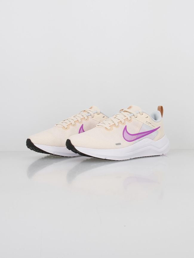 Chaussures de running downshifter beige femme - Nike