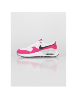 Air max baskets system rose/blanc fille - Nike